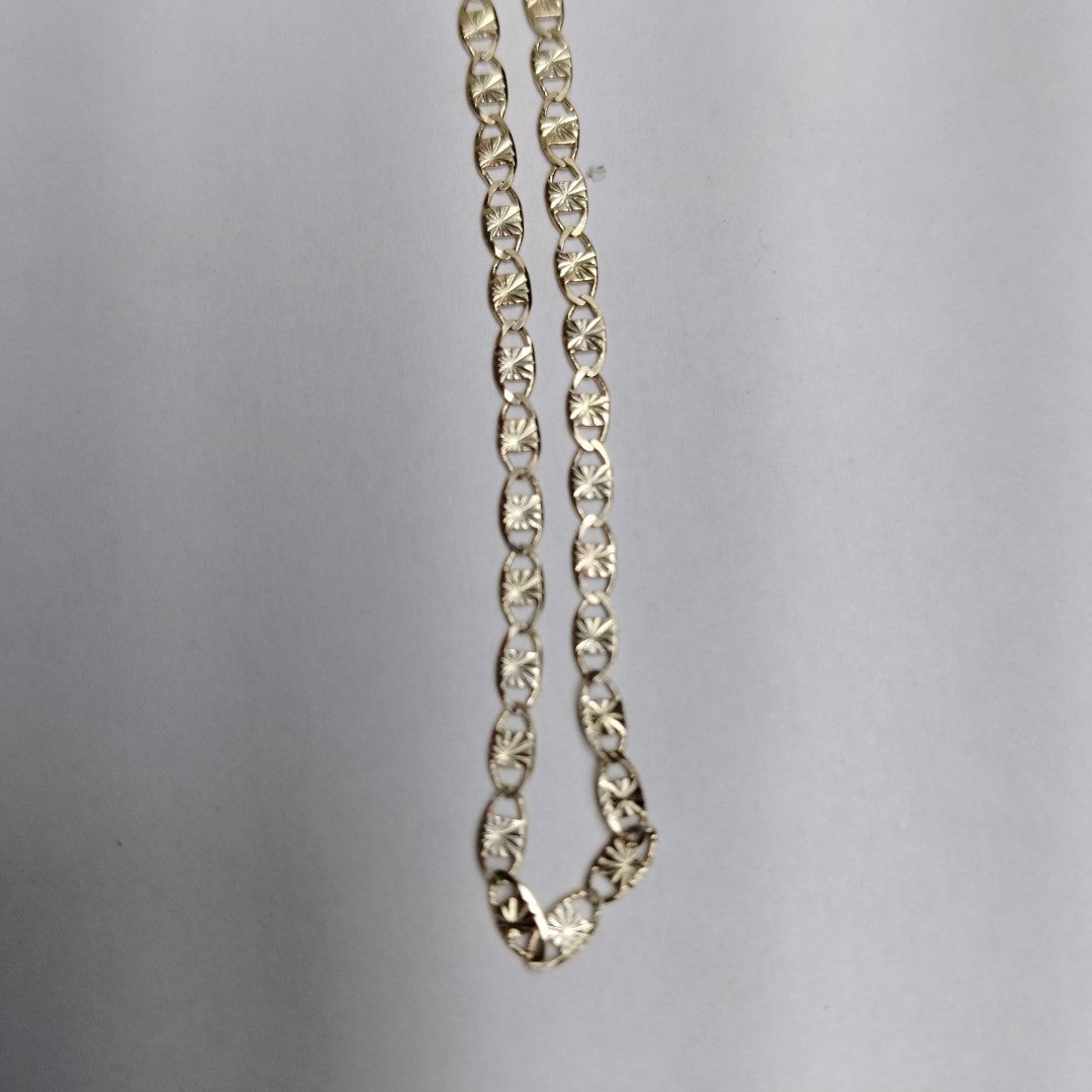CADENA TEJIDO MARINERO 3.71GR 55 CM (NUEVO)