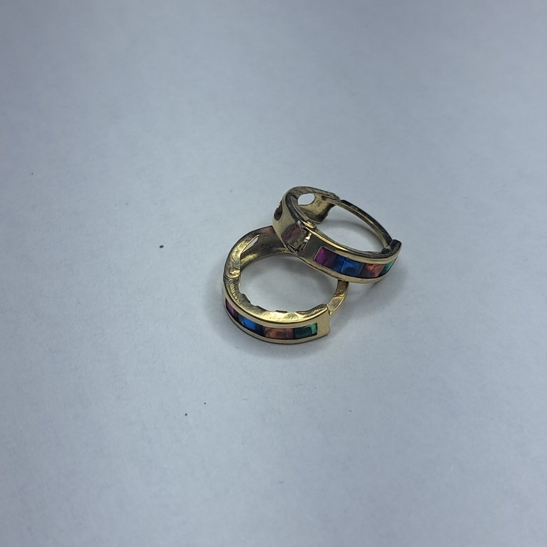 ARETES PAR. ORO. 10 K 1 GRMS (SEMINUEVO)