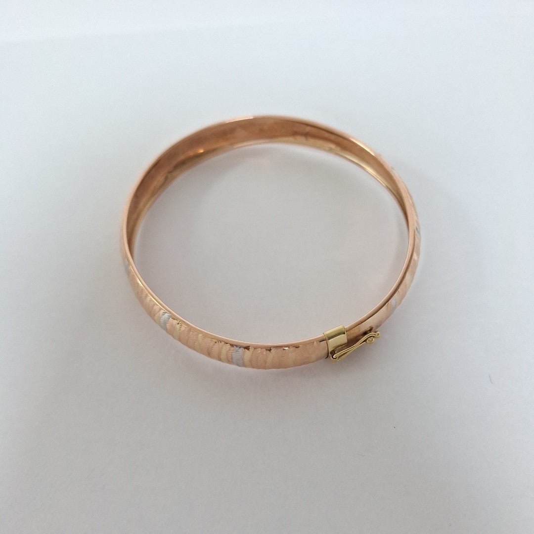 PULSERA. ORO COMBINADO. 10 K 3.9 GRMS (SEMINUEVO)