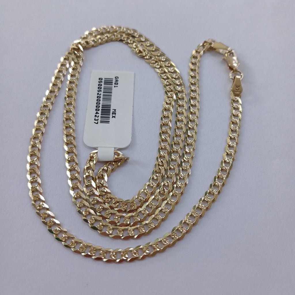 CADENA BARBADA DIAMANTADA 12.11GR 60 CM CM (NUEVO)