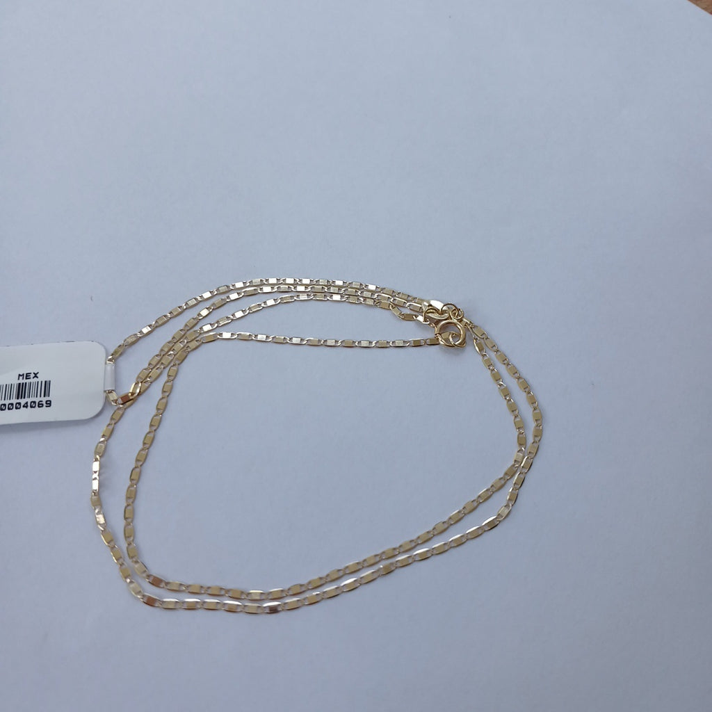 CADENA TEJIDO MARINERO 1.91GR 55 CM (NUEVO)