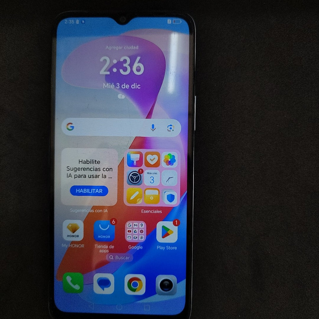 CELULAR HONOR X6A WDY-LX3 (2023) 256 GB 6 GB RAM (SEMINUEVO)