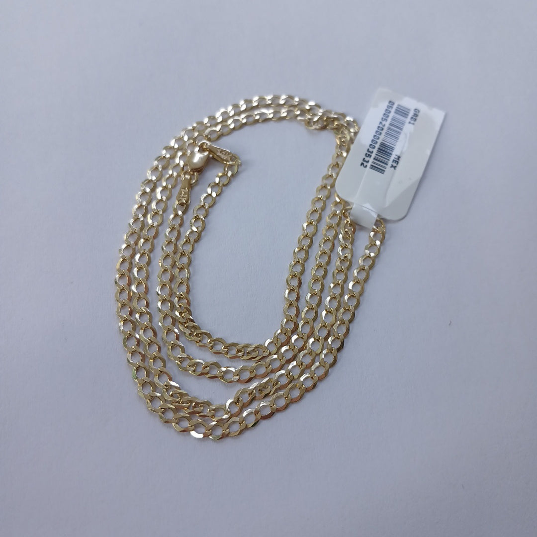 CADENA BARBADO 5.31GR 55 CM (NUEVO)