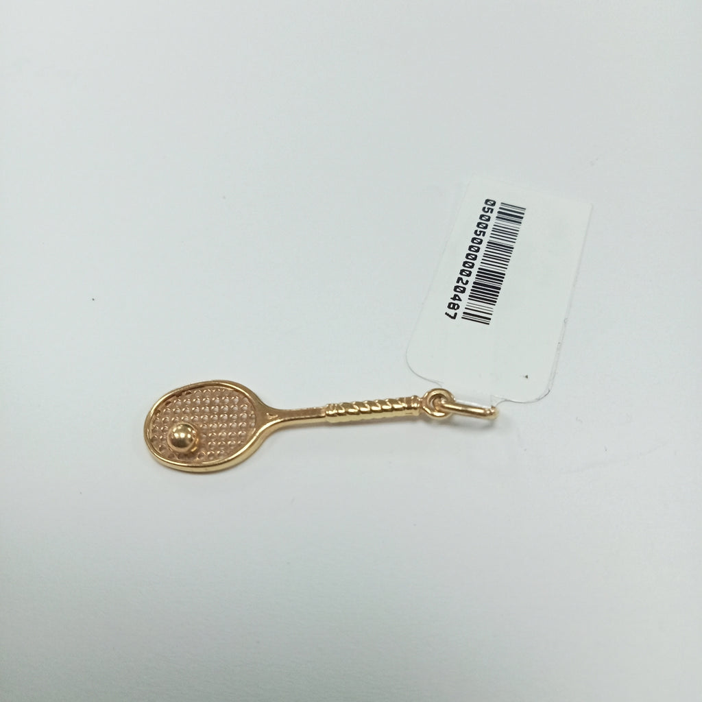 10221DIJ00000B1870 FRD23 DIJE DE RAQUETA ORO 14K 1.2GRS (NUEVO)