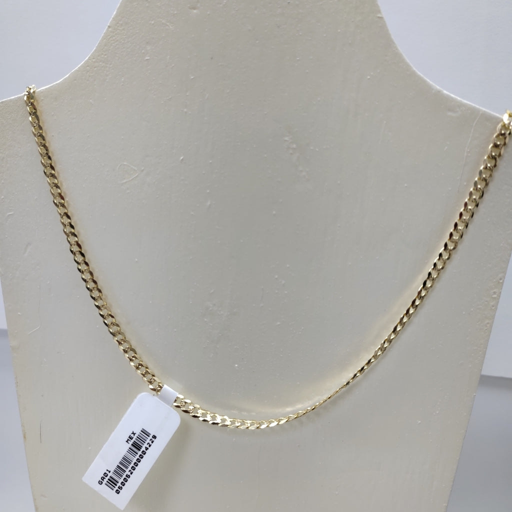 CADENA BARBADA DIAMANTADA 12.11GR 60 CM CM (NUEVO)