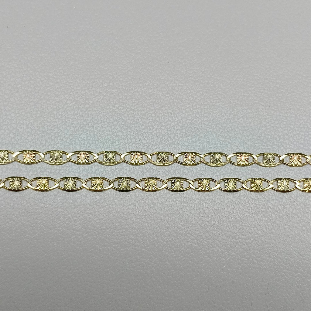 CADENA TEJIDO MARINERO 3.71GR 60 CM (NUEVO)