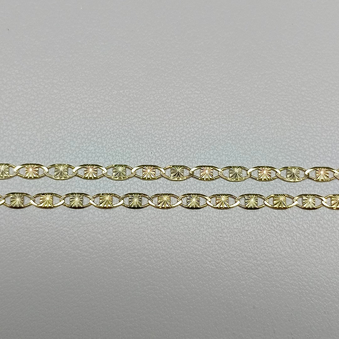 CADENA TEJIDO MARINERO 3.71GR 60 CM (NUEVO)