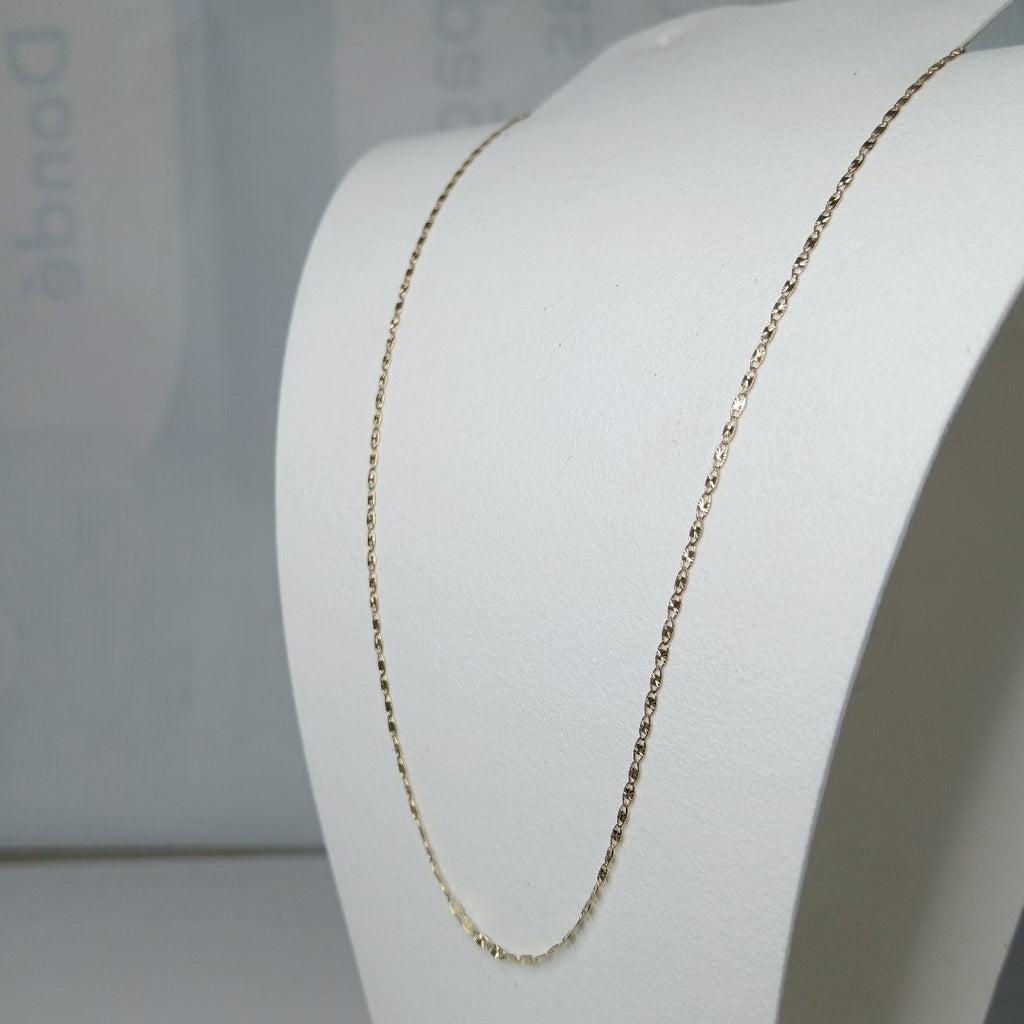 CADENA TEJIDO MARINERO 2.11GR 50 CM (NUEVO)