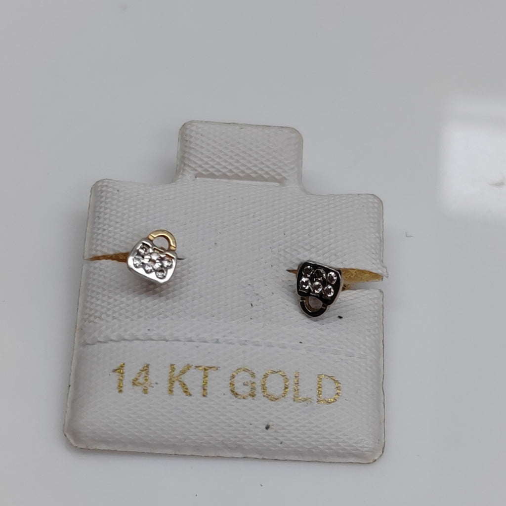 BROQUELES ORO 14K 1 (NUEVO)