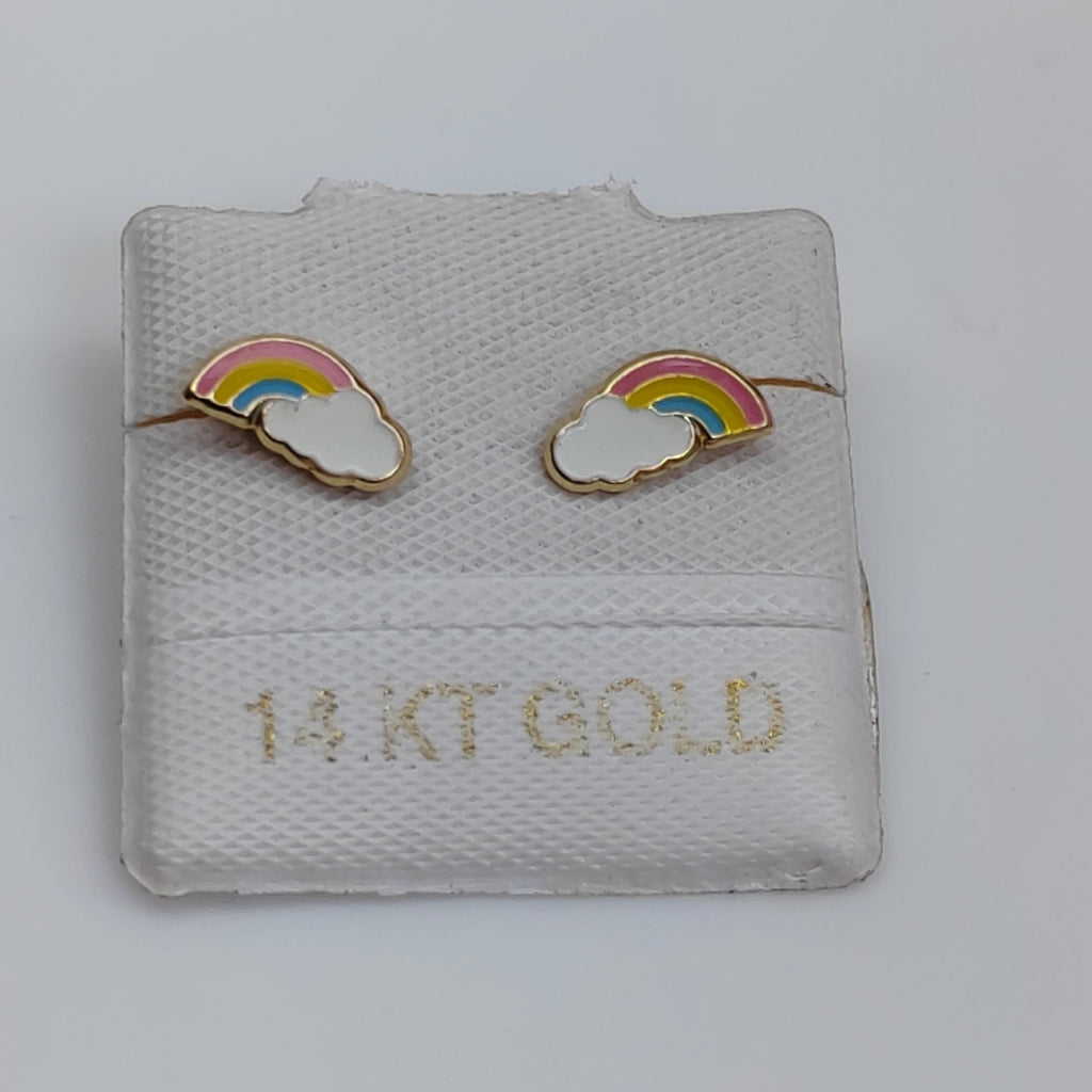 BROQUELES ORO 14K 1 (NUEVO)