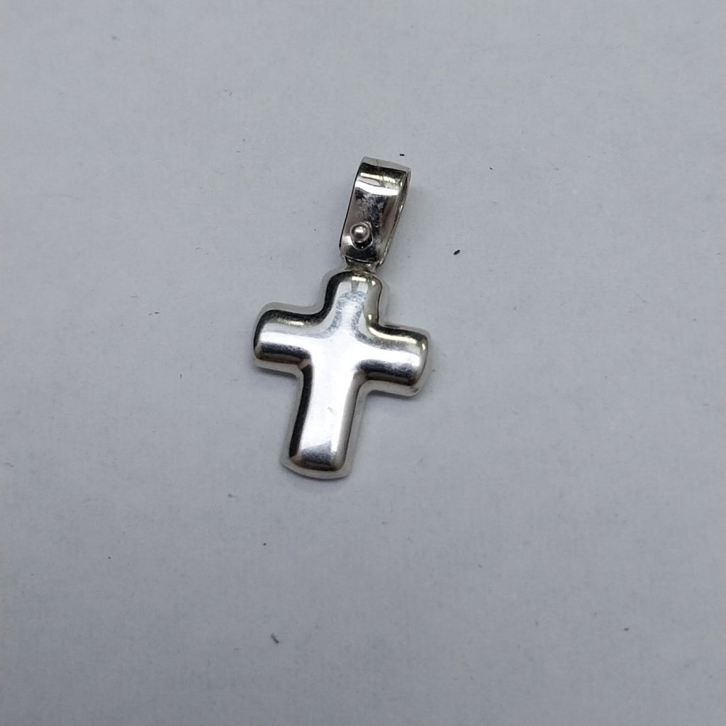 10157REL00000B1099 FRD23 CRUZ ORO BLANCO ORO 14K 0.9GRS (NUEVO)