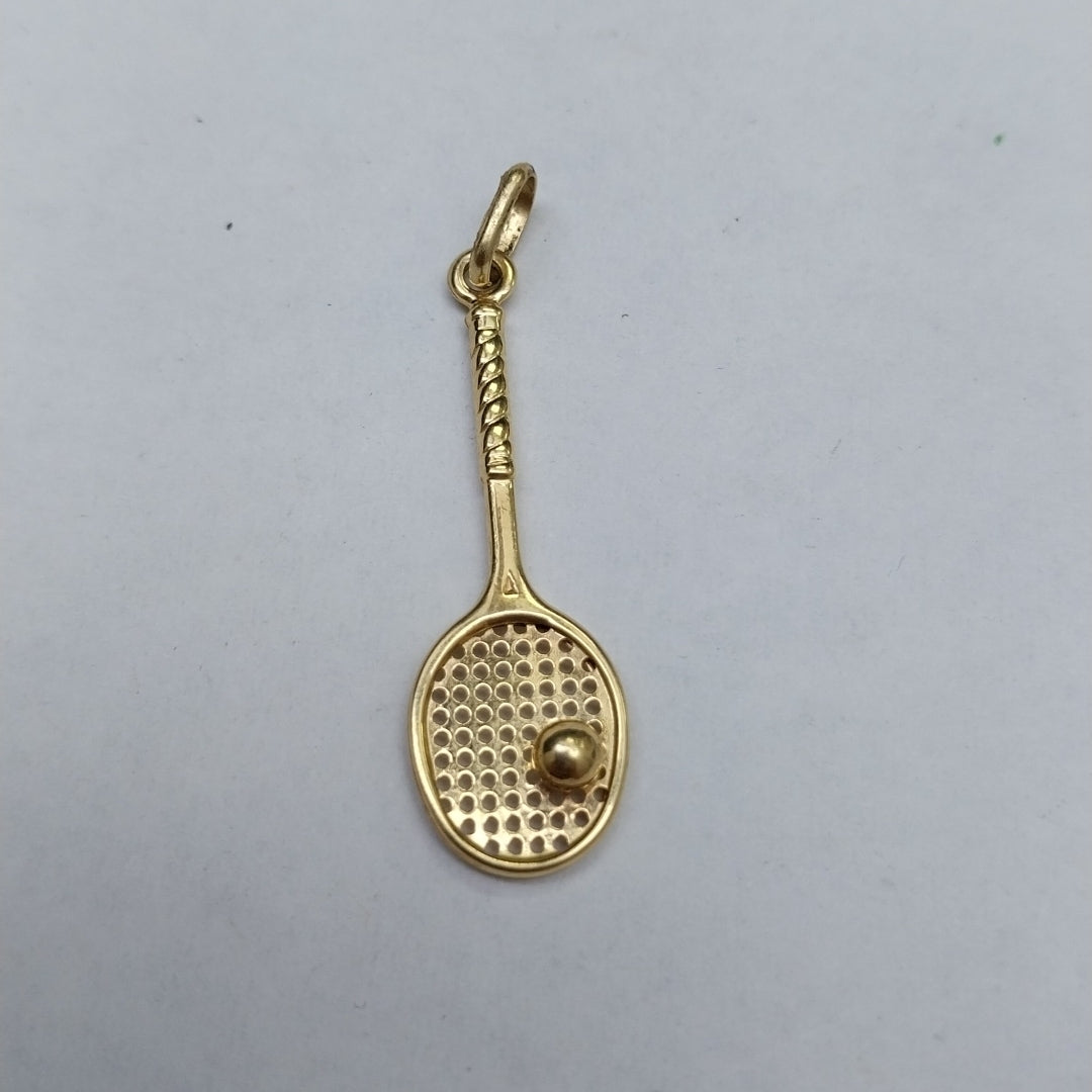 10033DIJ00000B1858 FRD23 DIJE DE RAQUETA ORO 14K 1.2GRS (NUEVO)