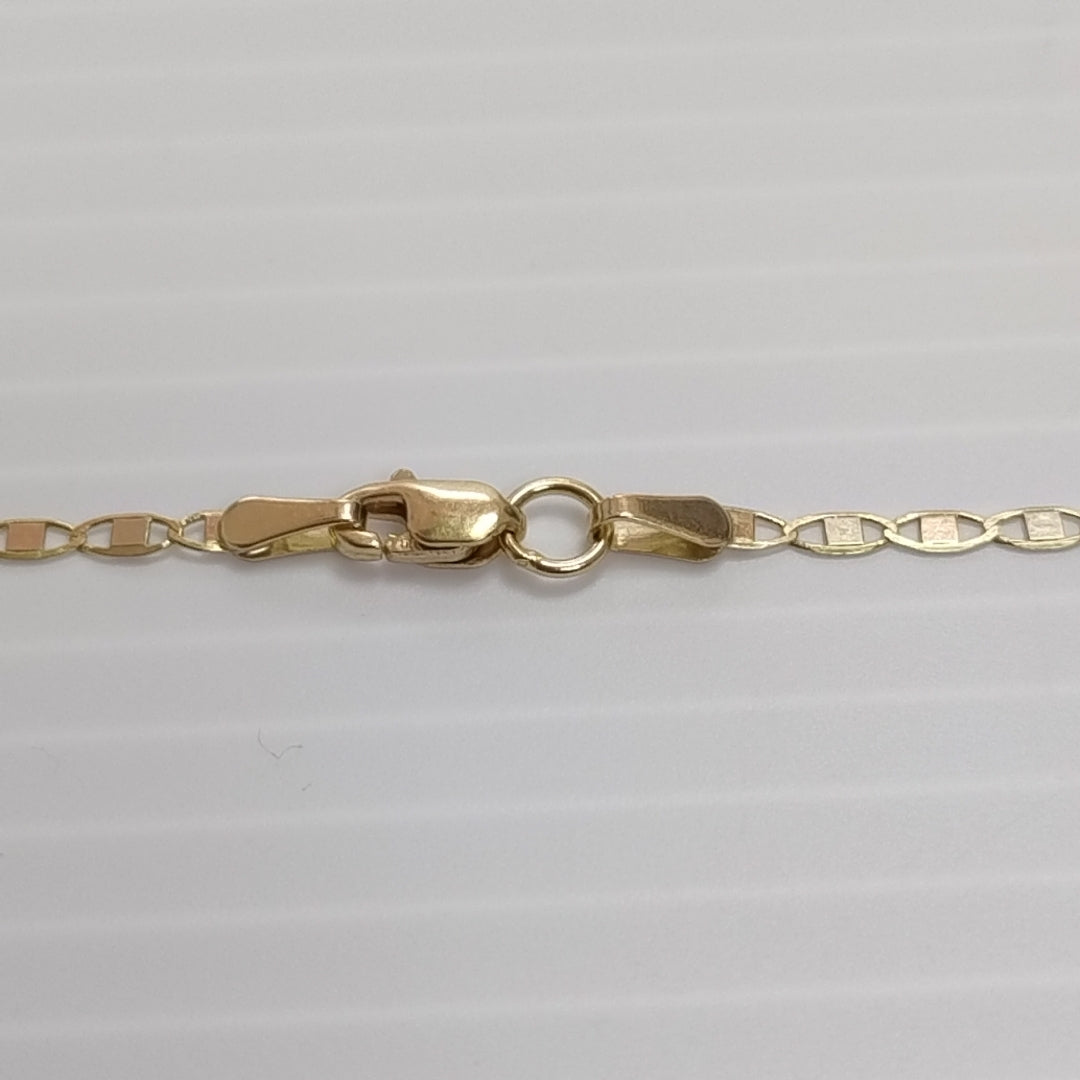 CADENA ESPECIAL MARINERA ESPEJO 3.61G 55 CM (NUEVO)