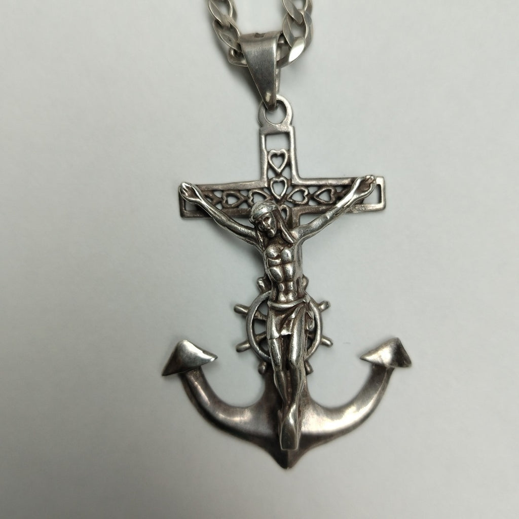 CADENA, DIJE. PLATA. 47.4 GRMS (SEMINUEVO)