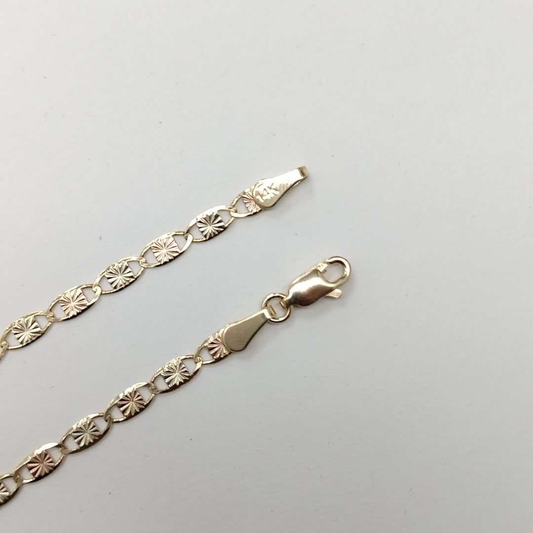 PULSERA TEJIDO MARINERO 3.81GR 23 CM (NUEVO)