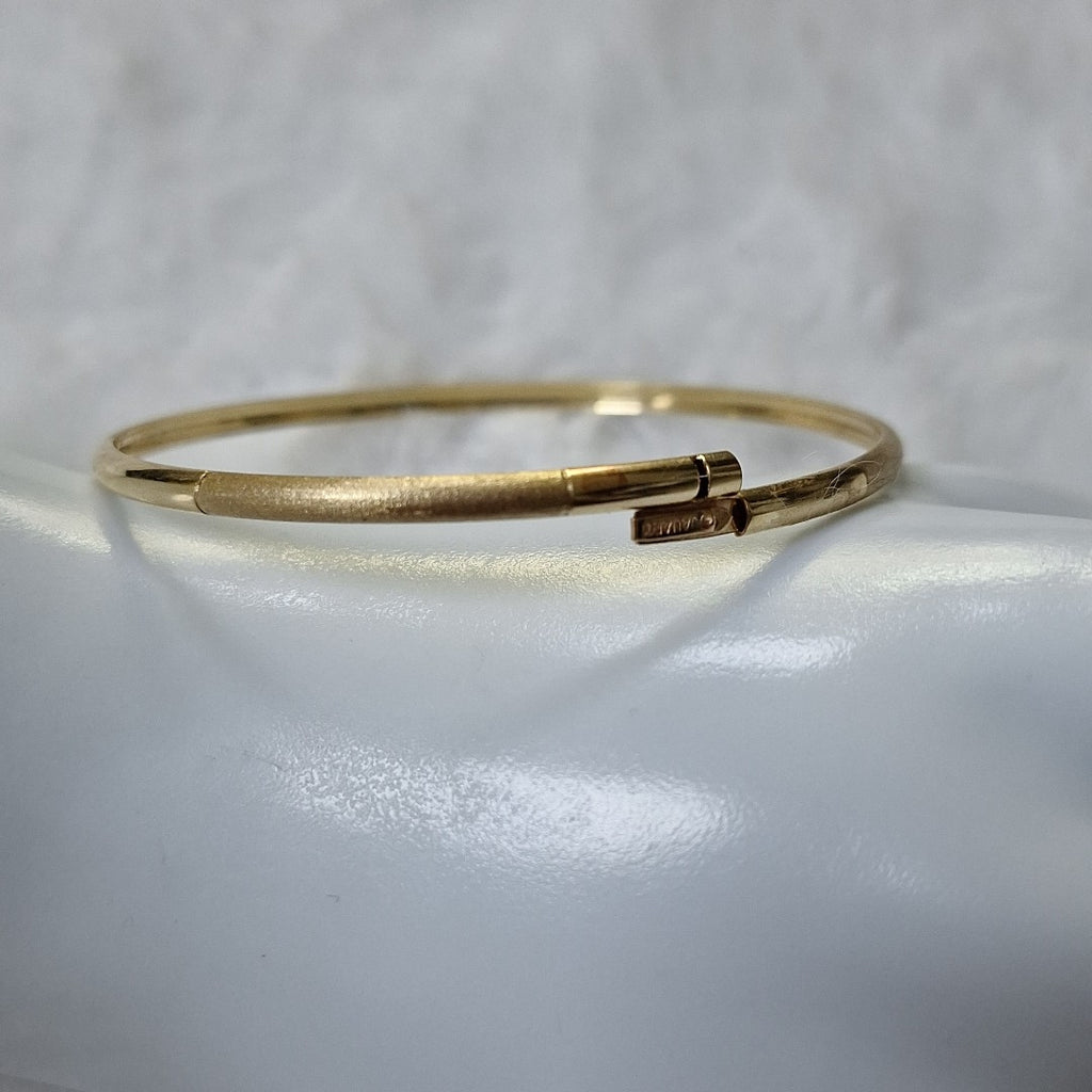 K1 4,60 GRMS 14 K ESPECIFICACIONES COMPLEMENTARIAS PULSERA DE ARILLO DE UÑA (SEMINUEVO)