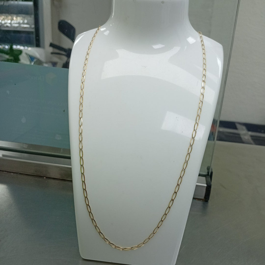 K1 4,10 GRMS 14 K ESPECIFICACIONES COMPLEMENTARIAS CADENA DIAMANTADA TEJIDO ESLA (SEMINUEVO)