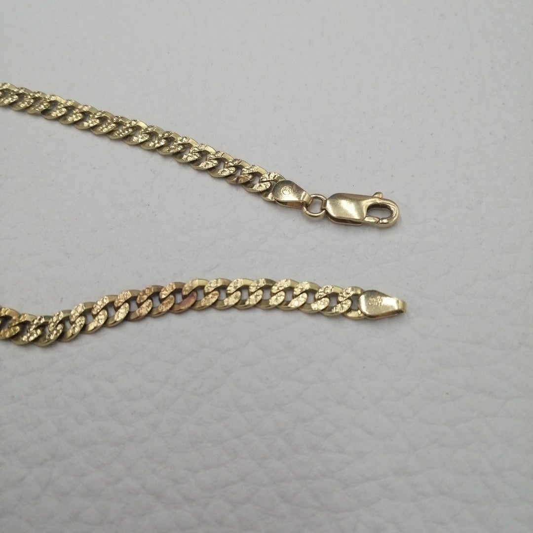 K1 22,70 GRMS 14 K ESPECIFICACIONES COMPLEMENTARIAS CADENA TEJ ESLABONES ORO 14 (SEMINUEVO)