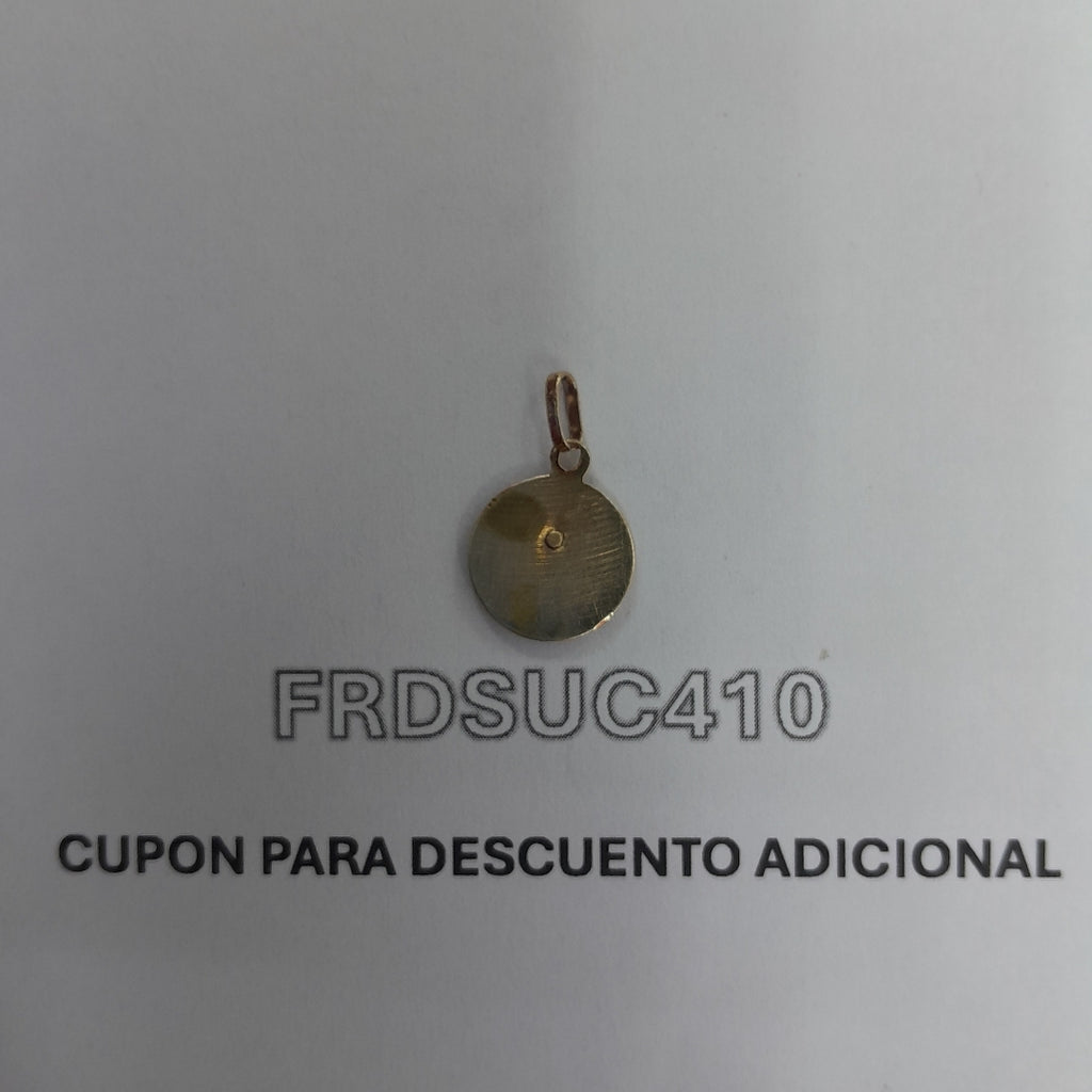 K1 1,10 GRMS 10 K ESPECIFICACIONES COMPLEMENTARIAS MEDALLA RELIGIOSA VIRGEN DE G (SEMINUEVO)