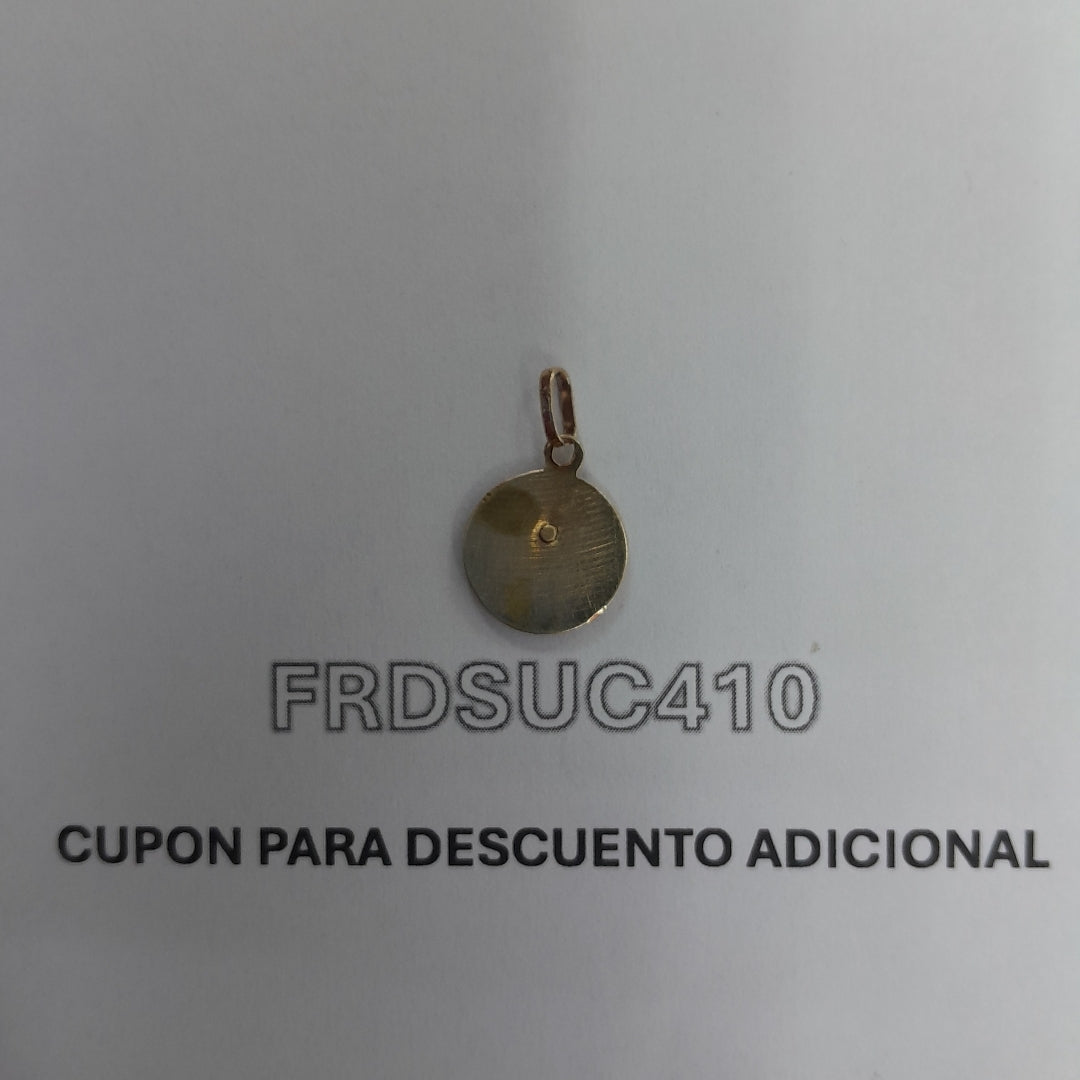 K1 1,10 GRMS 10 K ESPECIFICACIONES COMPLEMENTARIAS MEDALLA RELIGIOSA VIRGEN DE G (SEMINUEVO)