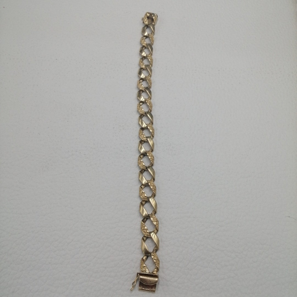 K1 35,10 GRMS 14 K ESPECIFICACIONES COMPLEMENTARIAS PULSERA ORO 14K TEJ ESLABON (SEMINUEVO)