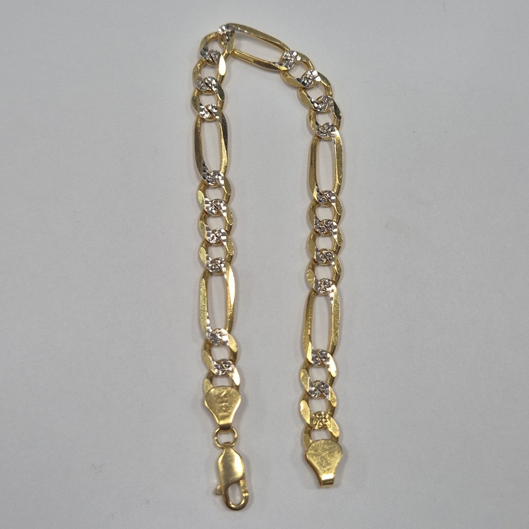 PULSERA 3 X 1 DIAMANTADA 14.3GR 21 CM (NUEVO)