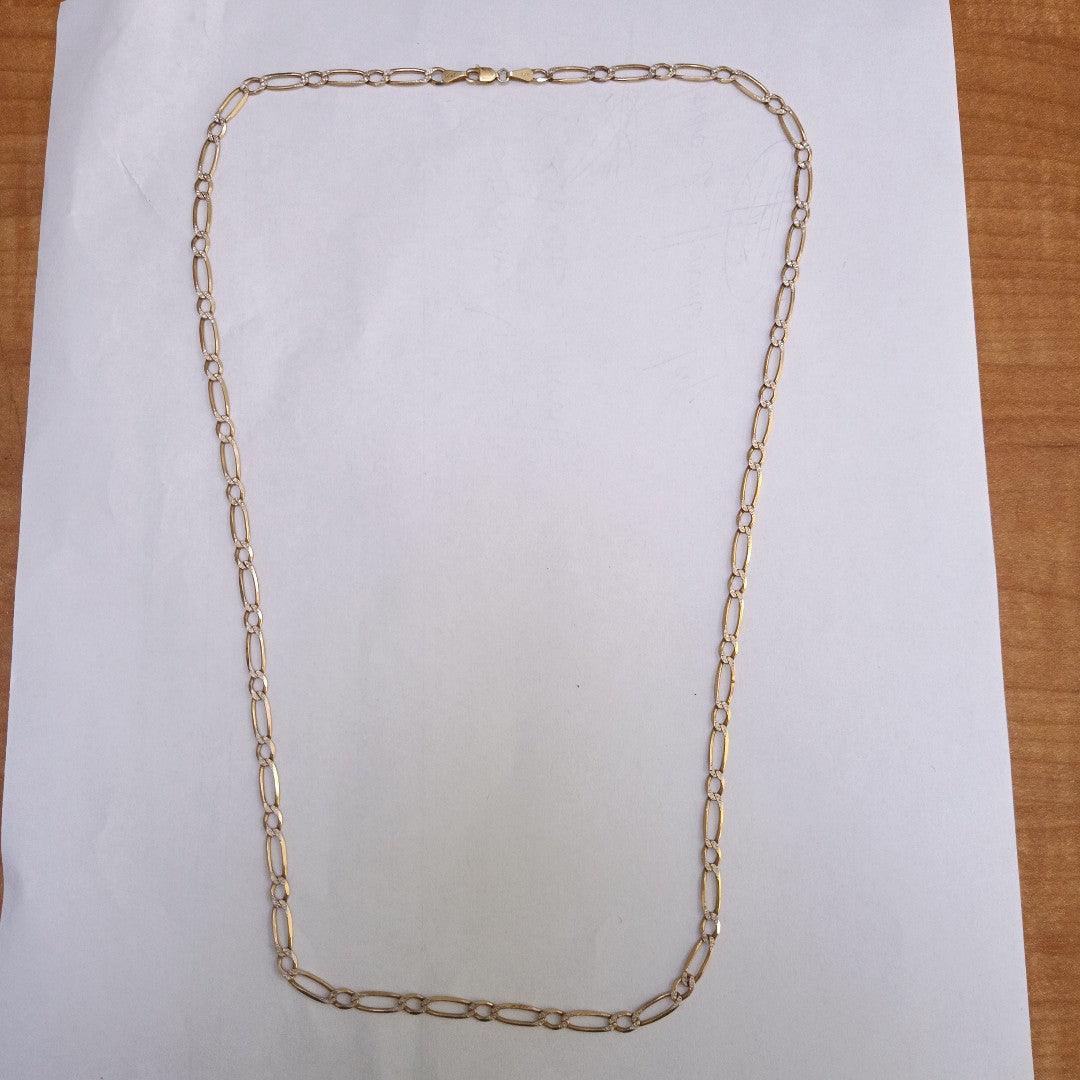 CADENA. ORO, RODIADO 14 K 11.4 GRMS (SEMINUEVO)