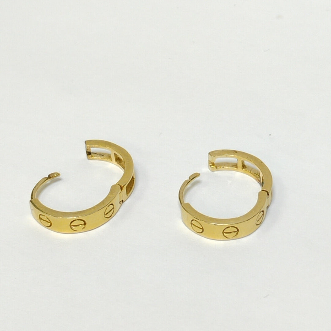 ARRACADAS PAR. ORO. 14 K 4.7 GRMS (SEMINUEVO)