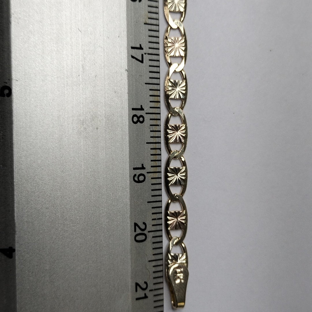 PULSERA MARINERA 4.5G 21 CM 14K (NUEVO)