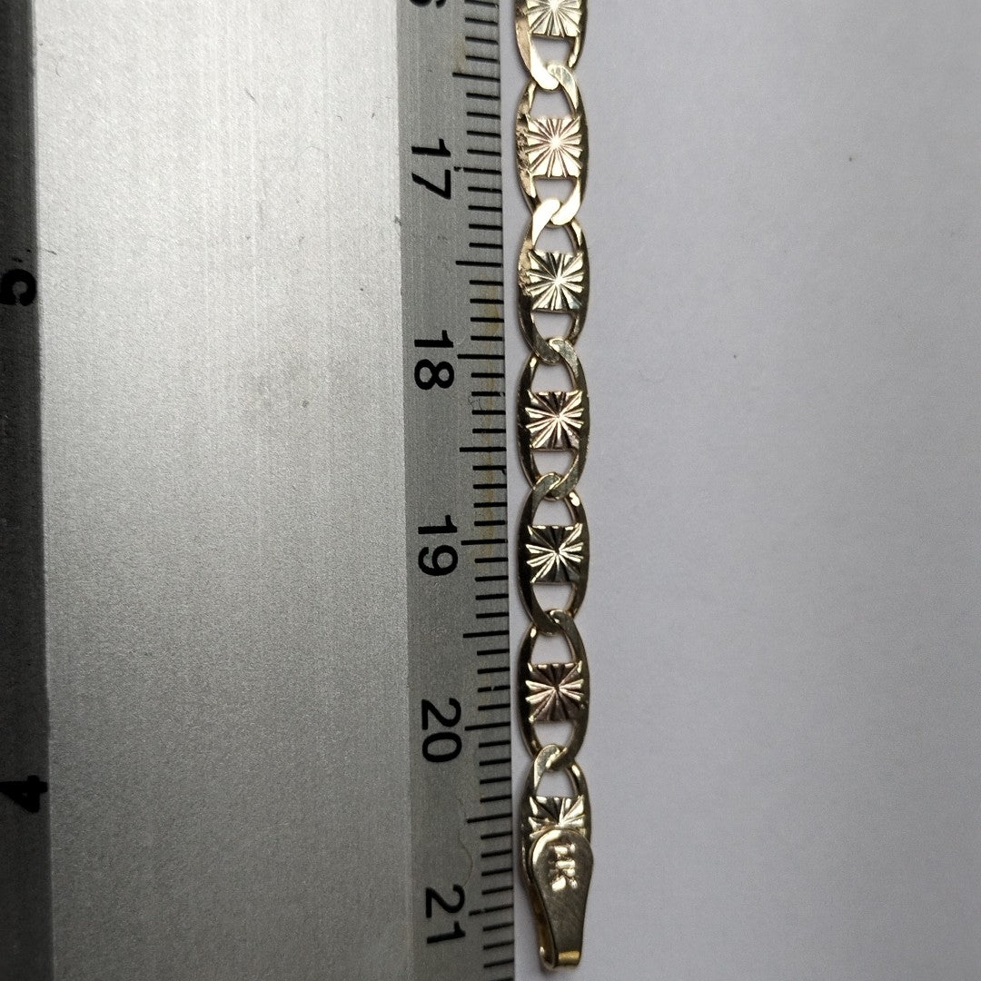 PULSERA MARINERA 4.5G 21 CM 14K (NUEVO)