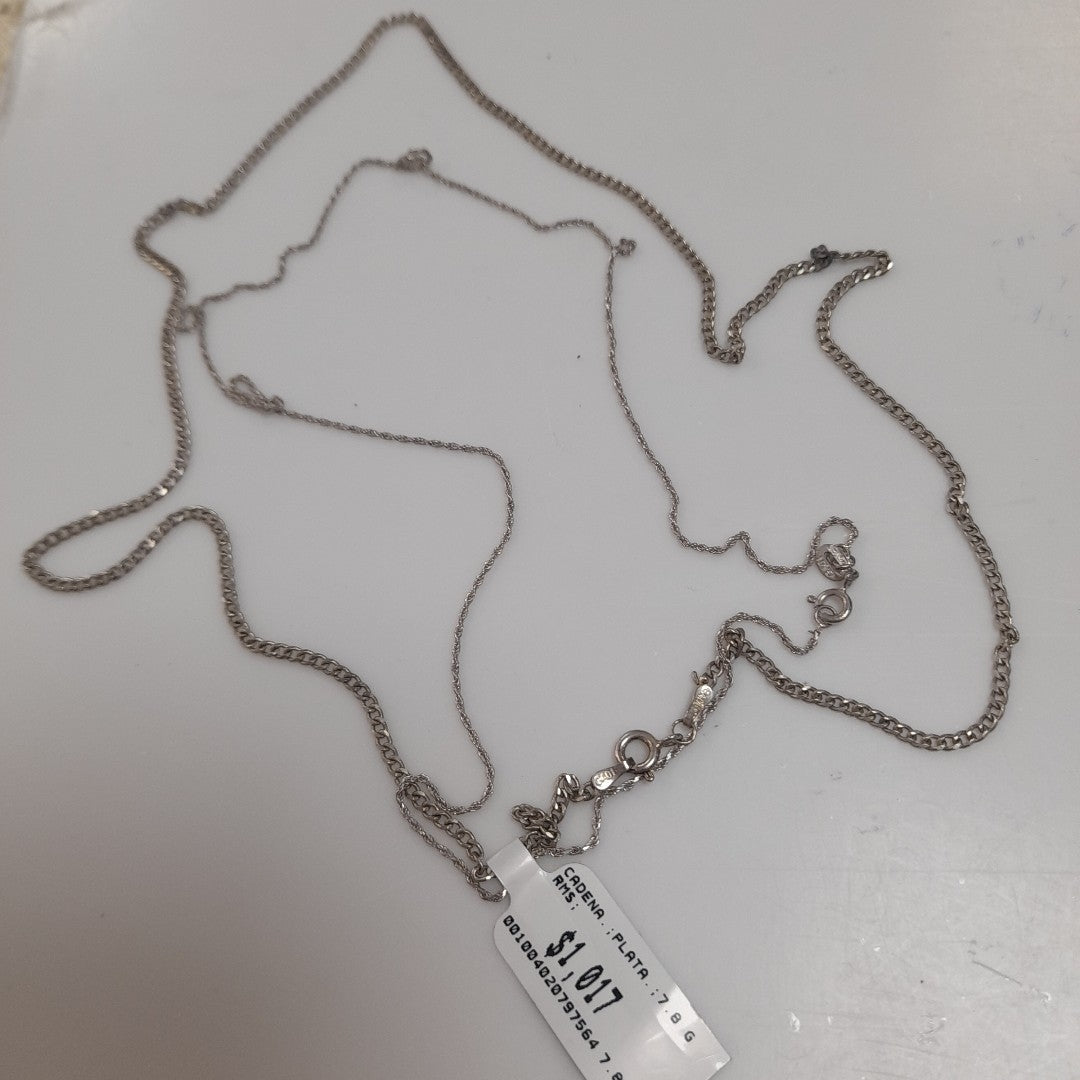 CADENA. PLATA. 7.8 GRMS (SEMINUEVO)