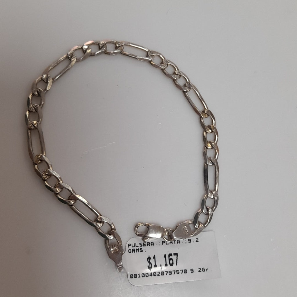 PULSERA. PLATA. 9.2 GRMS (SEMINUEVO)