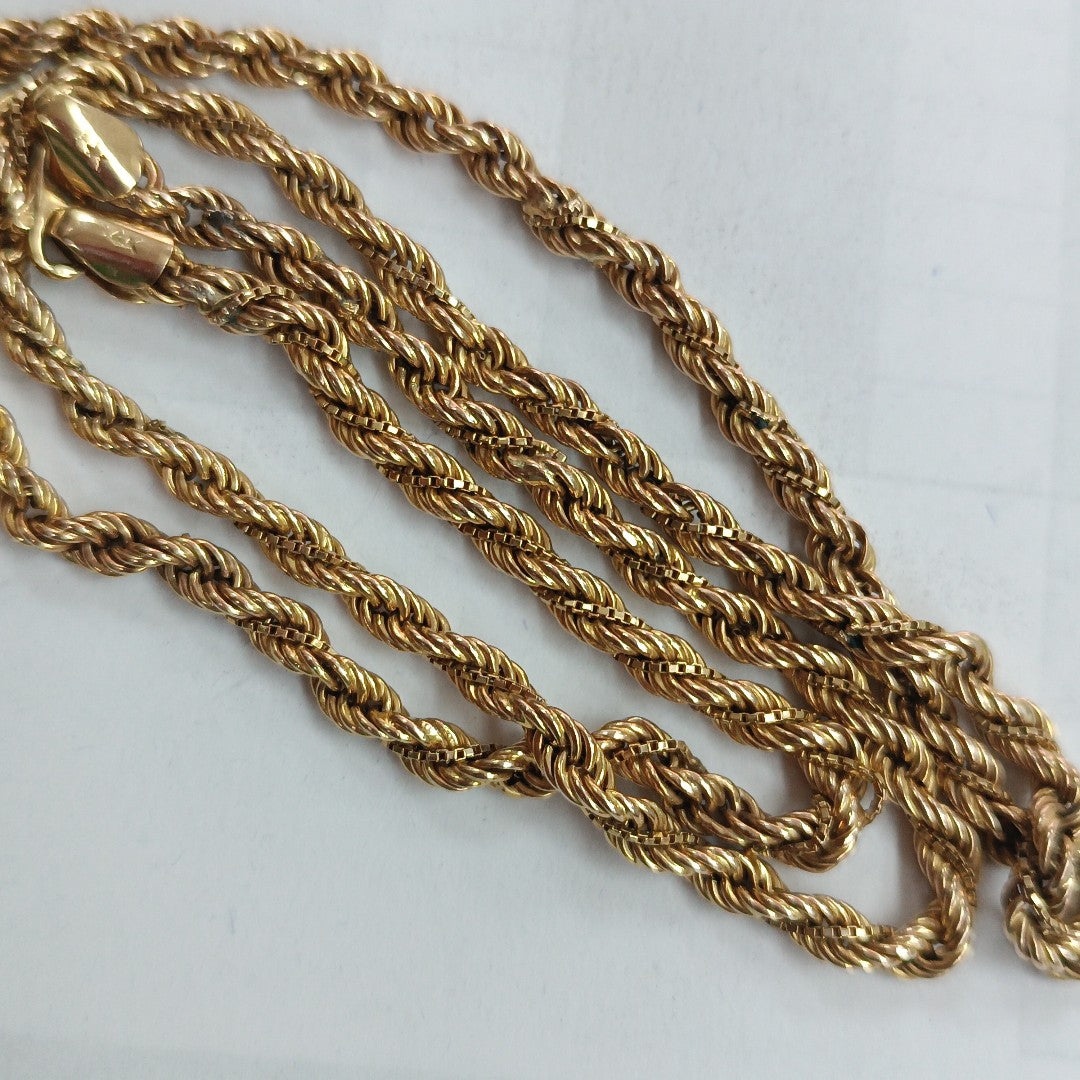 CADENA. ORO. 14 K 17.2 GRMS (SEMINUEVO)
