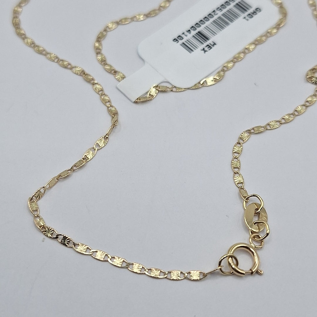 CADENA TEJIDO MARINERO 2.21GR 55 CM (NUEVO)