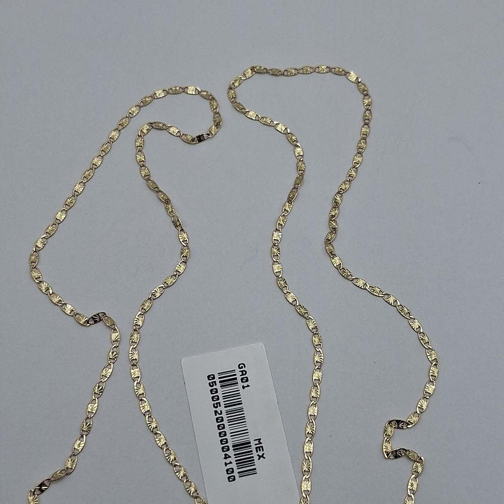 CADENA TEJIDO MARINERO 2.21GR 55 CM (NUEVO)