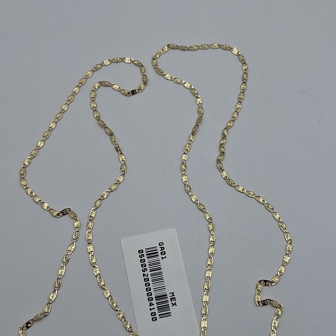 CADENA TEJIDO MARINERO 2.21GR 55 CM (NUEVO)