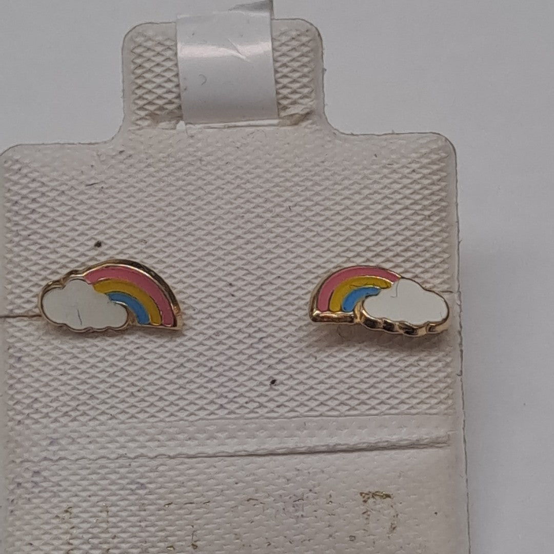 BROQUELES ORO 14K 1 (NUEVO)