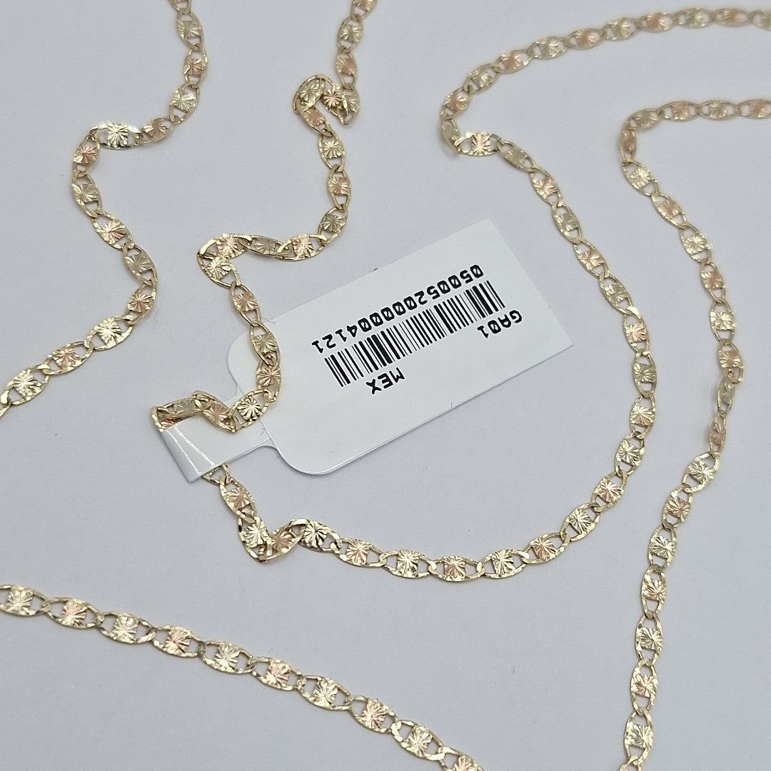 CADENA TEJIDO MARINERO 3.31GR 55 CM (NUEVO)