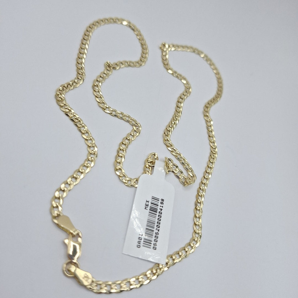 CADENA BARBADA DIAMANTADA 12.51GR 60 CM CM (NUEVO)