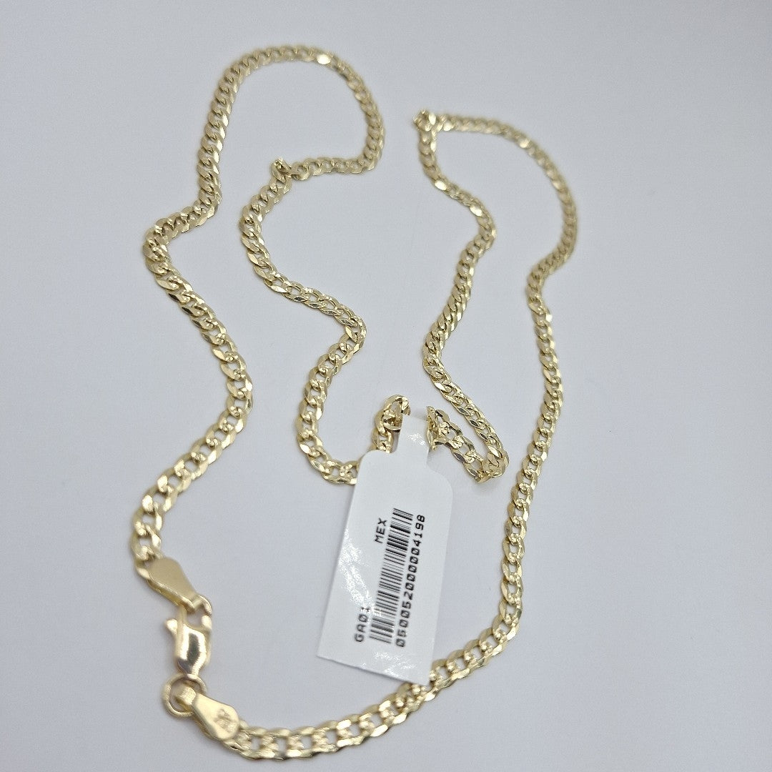 CADENA BARBADA DIAMANTADA 12.51GR 60 CM CM (NUEVO)