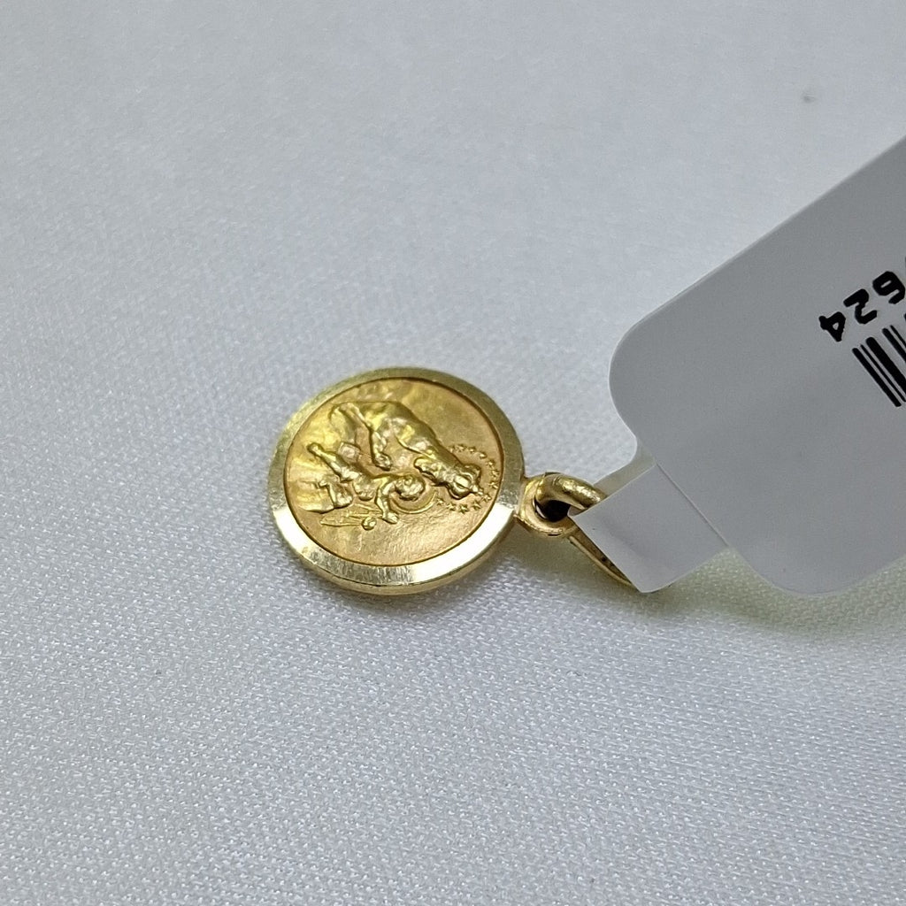 10287REL00000B955 FRD19 MEDALLA ESCAPULARIO ORO 14K 1.6GRS (NUEVO)