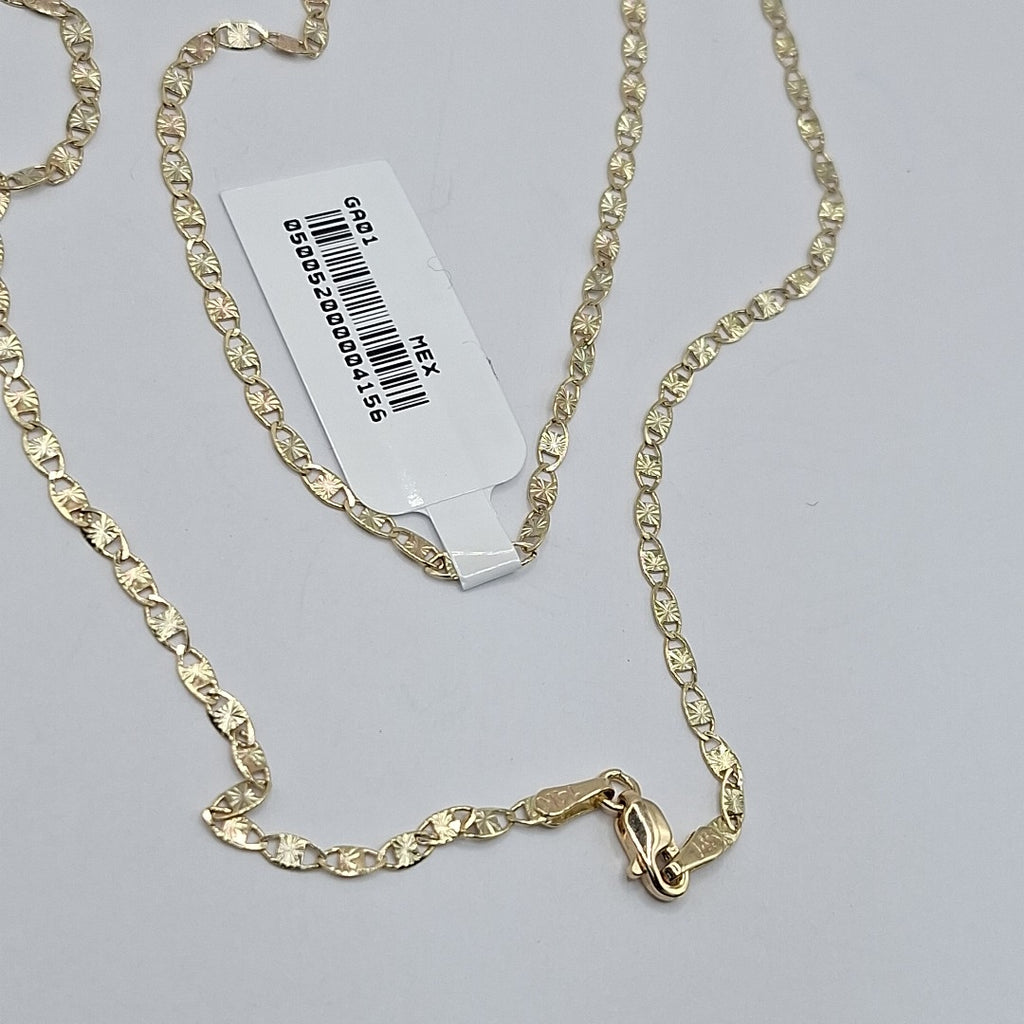 CADENA TEJIDO MARINERO 3.71GR 55 CM (NUEVO)