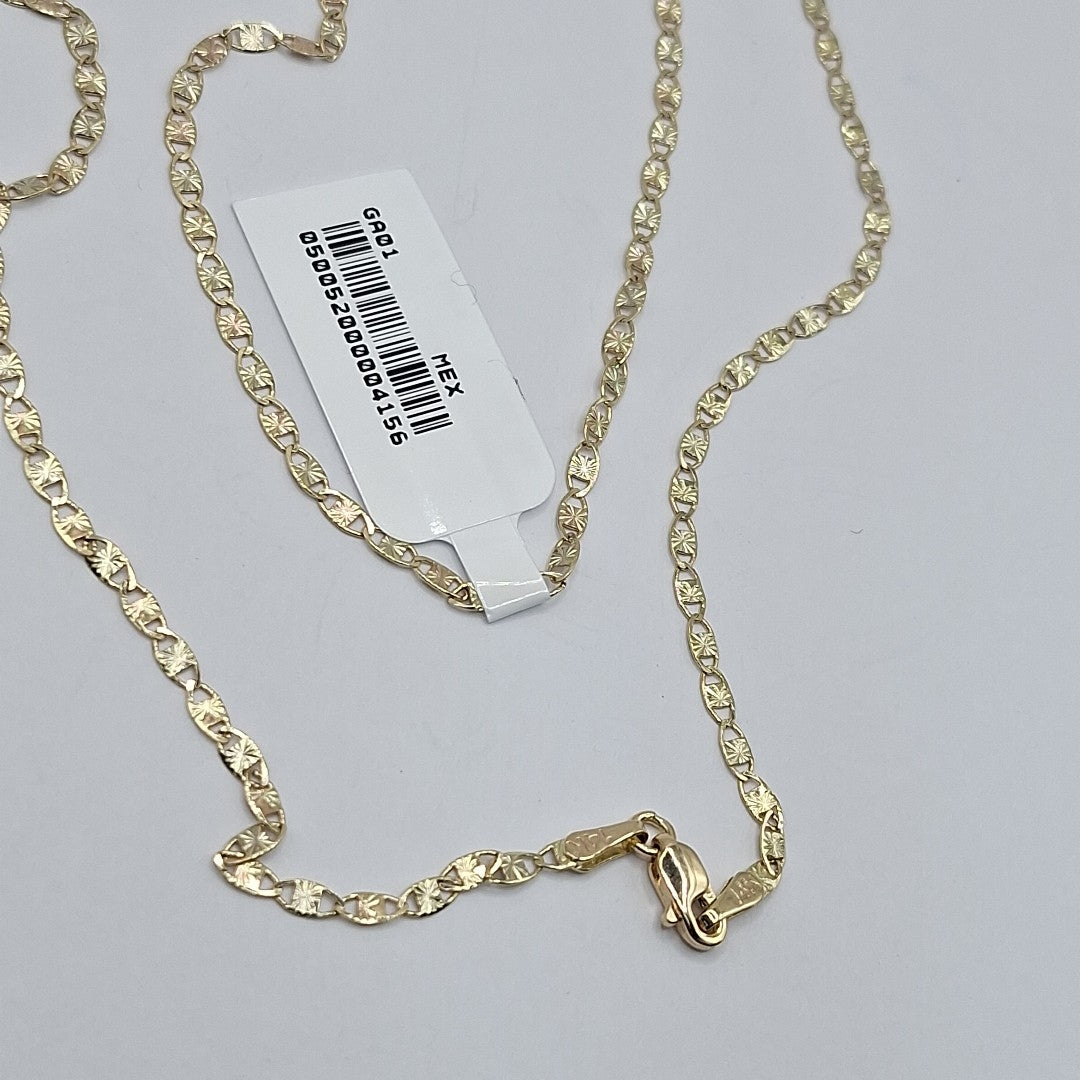 CADENA TEJIDO MARINERO 3.71GR 55 CM (NUEVO)