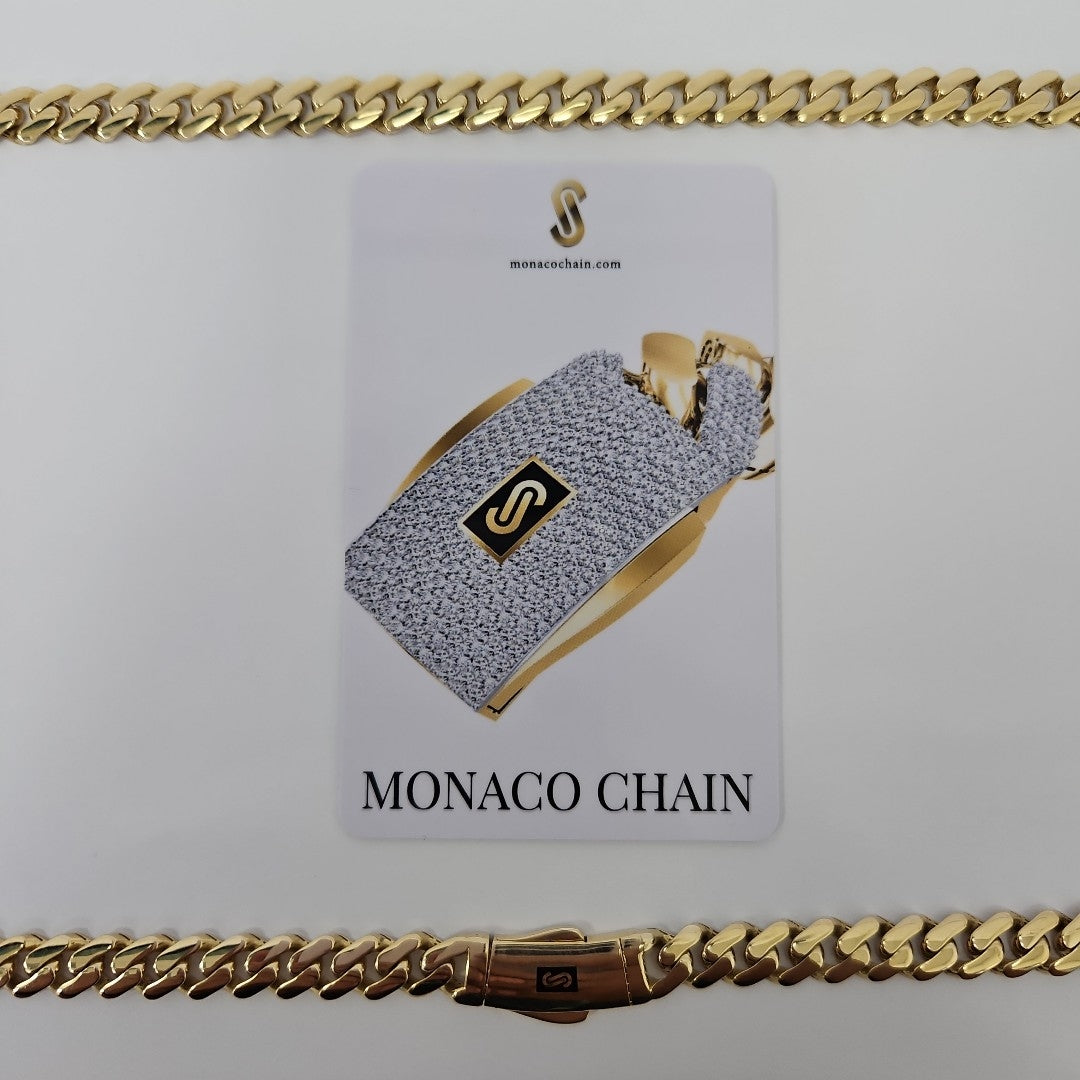 CADENA MONACO ORO 14K 24.6 (NUEVO)