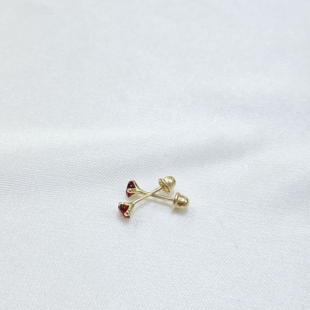 BROQUELES ORO 14K 1 (NUEVO)