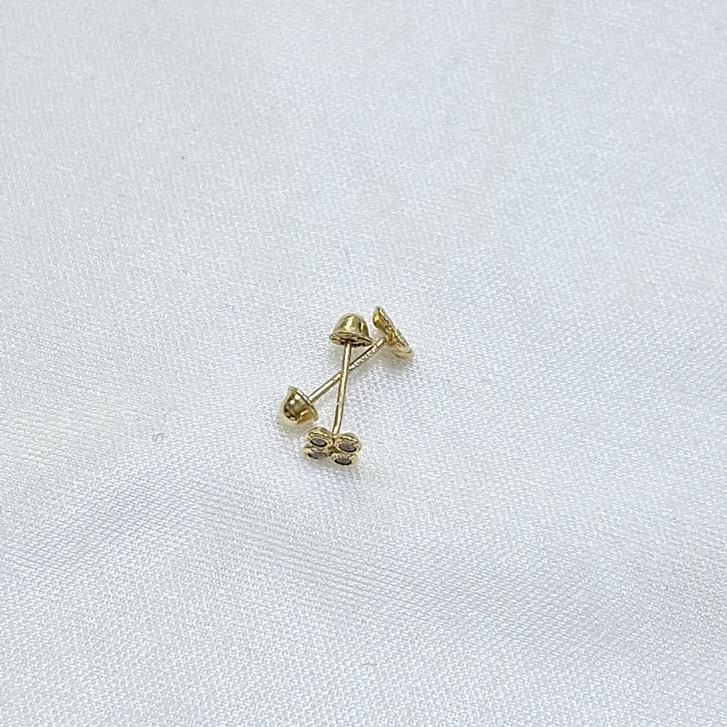 BROQUELES ORO 14K 1 (NUEVO)