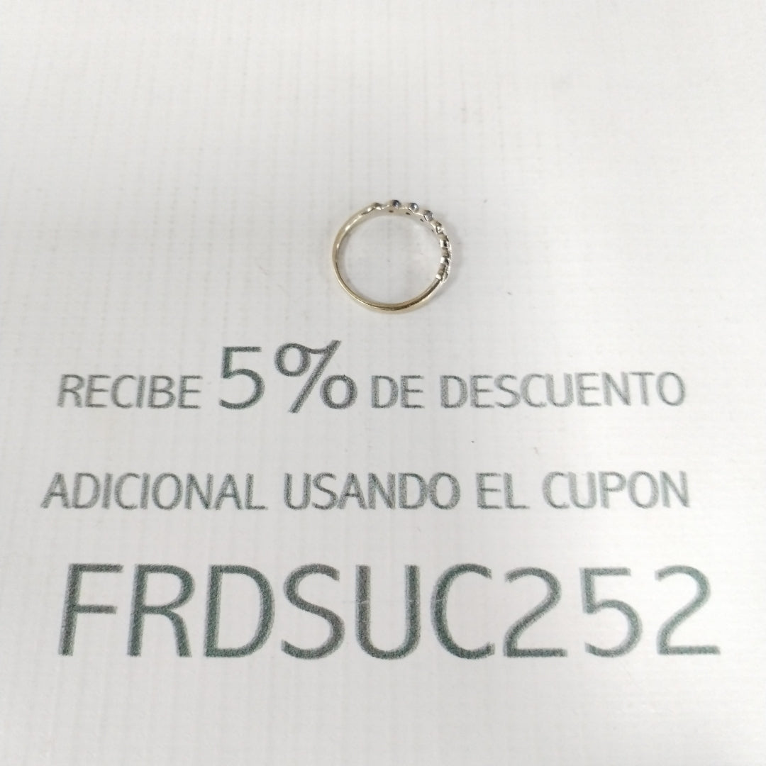 MEDIA CHURUMBELA. ORO BLANCO. 14 K 2 GRMS (SEMINUEVO)