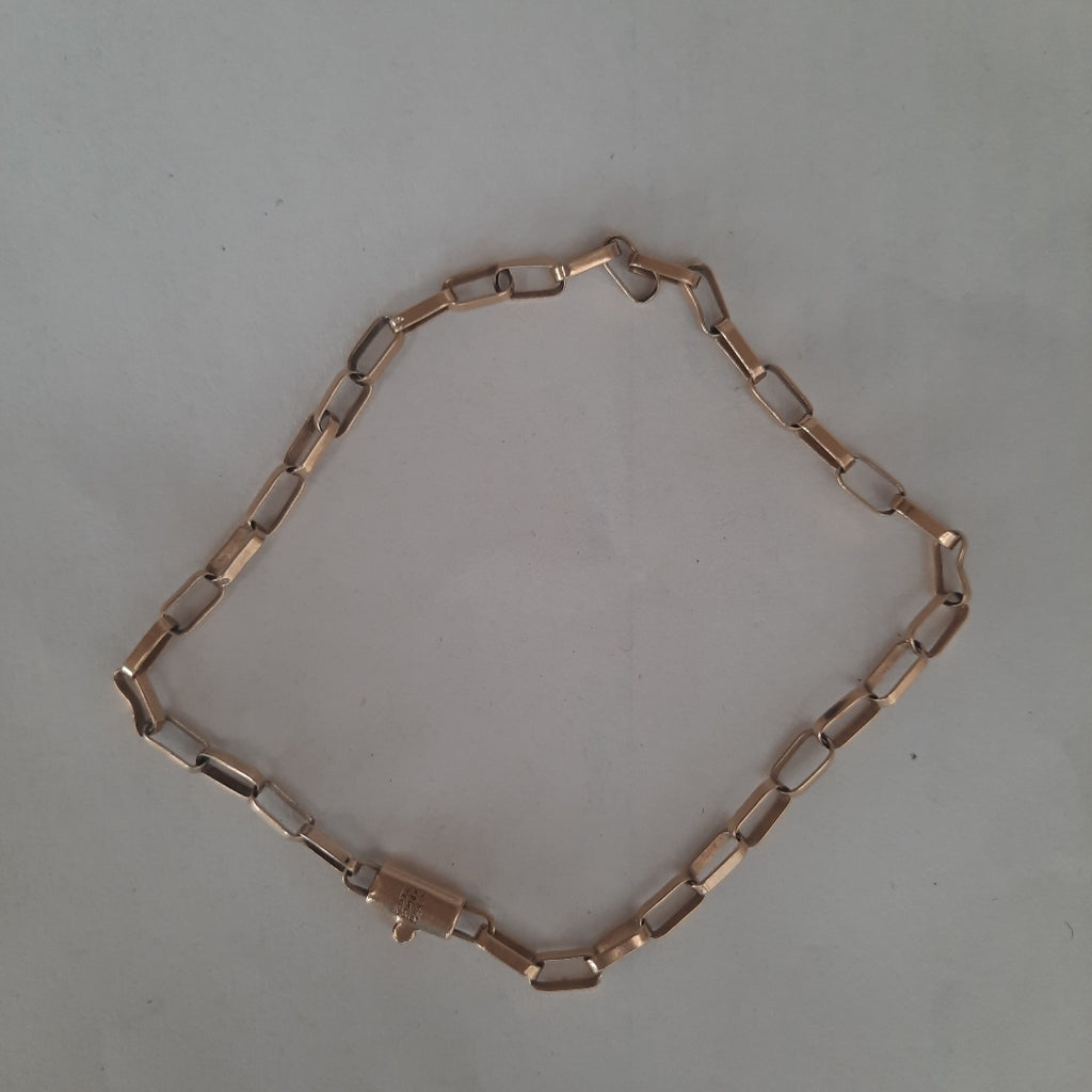 K1 4,10 GRMS 14 K ESPECIFICACIONES COMPLEMENTARIAS PULSERA TEJIDO ESLABONES EN B (SEMINUEVO)