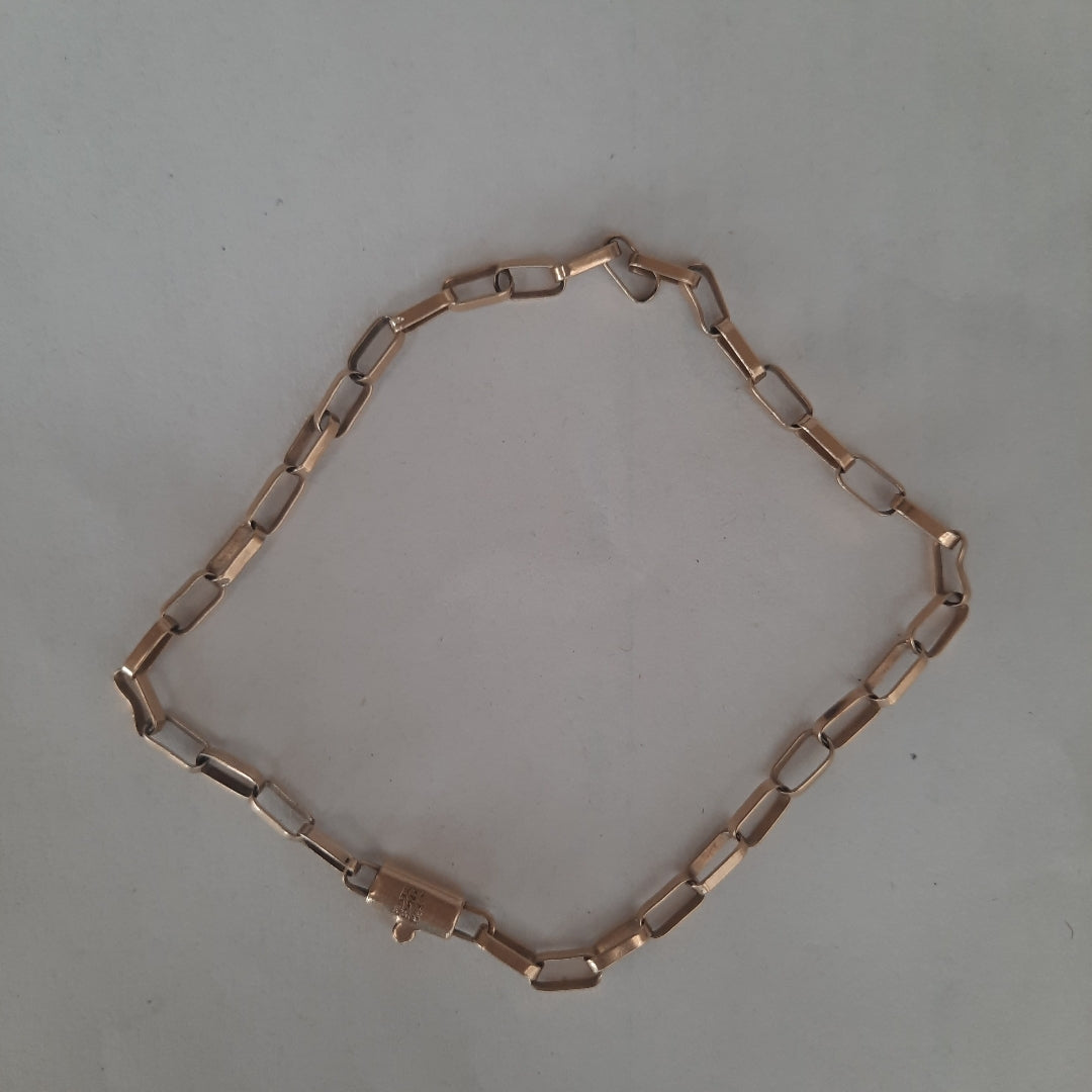 K1 4,10 GRMS 14 K ESPECIFICACIONES COMPLEMENTARIAS PULSERA TEJIDO ESLABONES EN B (SEMINUEVO)