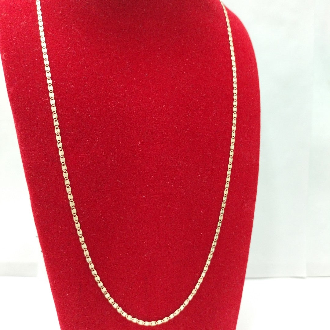 CADENA TEJIDO MARINERO 2.01GR 50 CM (NUEVO)